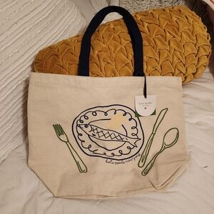 NWT Kate Spade Cream Canvas Tote